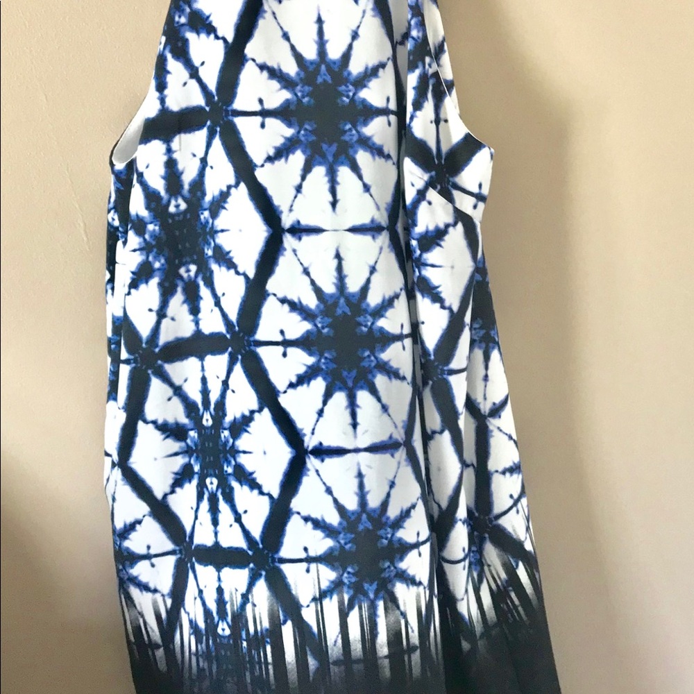 fab'rik Navy & White Shift Dress